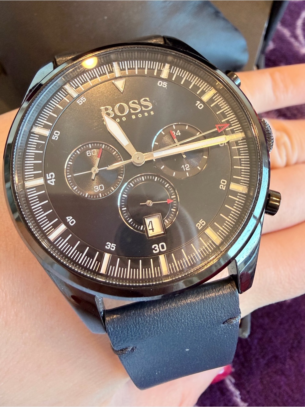 Hugo Boss Black and White Branded Accessory Box